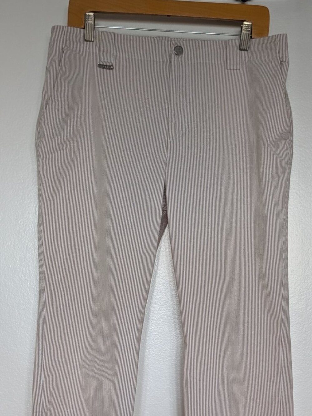 Lauren Ralph Lauren Cropped Striped Pants-Size 12